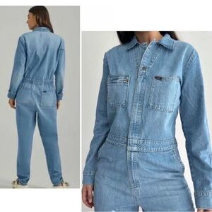 Lee Union-Alls Cover Alls One Piece Denim Jumpsuit